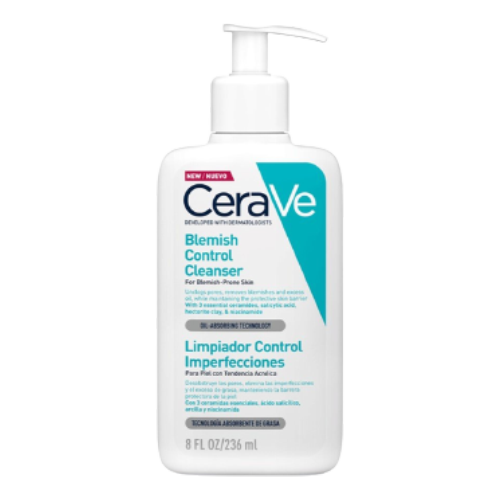 CeraVe Blemish Control Face Cleanser with 2% Salicylic Acid & Niacinamide for Blemish Prone Skin 236ml
